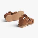 Wheat Footwear Bay Closed Toe Sandals 9002 cognac