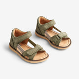 Wheat Footwear Beka Open Toe | Baby Sandals 4075 dark green