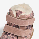 Wheat Footwear Daxi Ull Tex Print | Baby Prewalkers 2163 dusty rouge