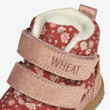 Wheat Footwear Dowi Pre Walker Velcro Tex | Baby Prewalkers 2077 red flowers