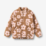 Wheat Outerwear Fleece Anorak Måne Sweatshirt 9788 warm hazel flowers