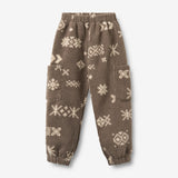 Wheat Outerwear Fleecebukser Suun Trousers 9679 dry wood jacquard