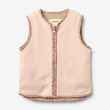 Wheat Outerwear Fleecevest Nonno Vest 2596 soft rose