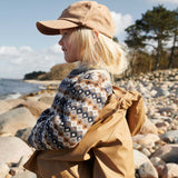 Wheat Outerwear Gummi SNØDRESS Ludo Snowsuit 3305 cappuccino