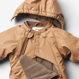 Wheat Outerwear Gummi snødress Evig Snowsuit 3305 cappuccino