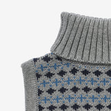 Wheat Outerwear Jacquard halsvarmer stoff Accessory 0105 grey melange