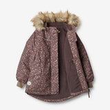 Wheat Outerwear Jakke Mathilde Tech Jackets 3121 eggplant buttercups