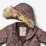 Wheat Outerwear Jakke Mathilde Tech | Baby Jackets 3121 eggplant buttercups