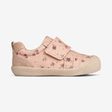 Wheat Footwear Kei Canvas Borrelås | Baby Prewalkers 2030 rose beige flowers