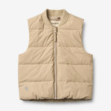 Wheat Outerwear Lettvekts dunvest Fryd Vest 9608 sand stone
