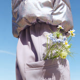 Wheat Outerwear Lettvekts Pufferjakke Ullu Jacket 9609 silver sky flower