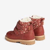 Wheat Footwear Moon Borrelås Tex Print Winter Footwear 2072 red