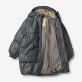 Wheat Outerwear PU Pufferjakke Kyst Jacket 1292 greyblue