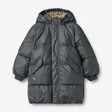 Wheat Outerwear PU Pufferjakke Kyst Jacket 1292 greyblue