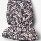 Wheat Outerwear Puffer Baby Votter Muffu Accessory 9670 dark charcoal flowers