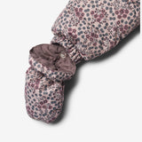 Wheat Outerwear Puffer Babydress Edem | Baby Snowsuit 1352 pale lilac berries