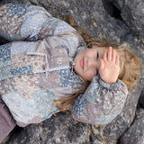 Wheat Outerwear Puffer Jacket Zallie Jacket 9618 patchwork flowers
