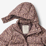 Wheat Outerwear Puffer Kåpe Yrsa Jackets 3122 eggplant flowers