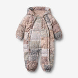 Wheat Outerwear Puffer babydrakt Edem Outdoor Suit 9618 patchwork flowers