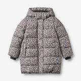 Wheat Outerwear Puffere Frakk Yrsa Jacket 9670 dark charcoal flowers