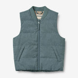 Wheat Outerwear Puffervest Andre Jacket 0229 navy melange