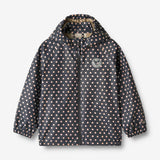 Wheat Outerwear Regnjakke Chardy Rainwear 1071 ink dots