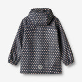 Wheat Outerwear Regnjakke Ollo Rainwear 1071 ink dots