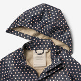 Wheat Outerwear Regnjakke Ollo Rainwear 1071 ink dots