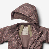 Wheat Outerwear Snødress Miko Tech Snowsuit 3121 eggplant buttercups