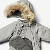Wheat Outerwear Snødress Nickie Tech | Baby Snowsuit 1111 rainy blue
