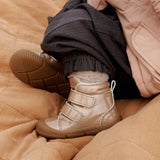 Wheat Footwear Snugga Ull Patent | Baby Prewalkers 9011 beige