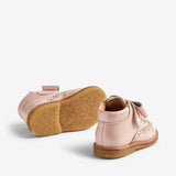 Wheat Footwear Støvel Borrelås Bowy Crepe 2281 rose ballet