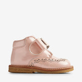 Wheat Footwear Støvel Borrelås Bowy Crepe 2281 rose ballet