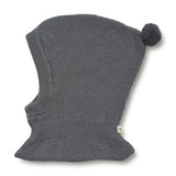 Wheat Outerwear Strikket Balaclava Pomi | Baby Outerwear acc. 1525 autumn sky