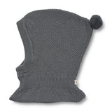 Wheat Outerwear Strikket Balaclava Pomi | Baby Outerwear acc. 1525 autumn sky