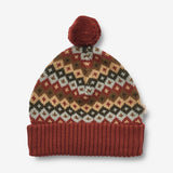Wheat Outerwear Strikket Beanie Nolo Outerwear acc. 2079 multi red