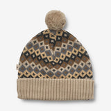 Wheat Outerwear Strikket Beanie Nolo Outerwear acc. 9402 multi blue