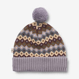 Wheat Outerwear Strikket Beanie Nolo Outerwear acc. 9404 multi lavender
