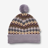 Wheat Outerwear Strikket Beanie Nolo Outerwear acc. 9404 multi lavender