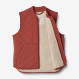 Wheat Outerwear Termo Gilet Eden Thermo 2072 red