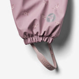 Wheat Outerwear Termo Regndress Aiko | Baby Rainwear 1353 soft lilac flowers