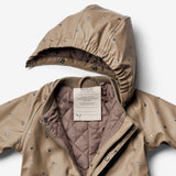 Wheat Outerwear Termo Regndress Aiko | Baby Rainwear 0227 dry grey houses