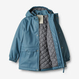 Wheat Outerwear Termo Regnjakke Aju Rainwear 1300 blue fusion