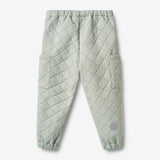 Wheat Outerwear Thermo Cargobukser Nane Trousers 4142 green stripe
