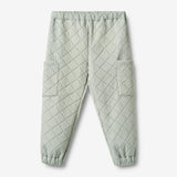 Wheat Outerwear Thermo Cargobukser Nane Trousers 4142 green stripe