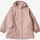 Wheat Outerwear Thermo Regnjakke Rika Rainwear 2401 powder rose flowers