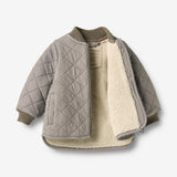 Wheat Outerwear Thermojakke Benni Jacket 9622 brown stripe