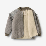 Wheat Outerwear Tremojakke Ellas Jacket 9622 brown stripe