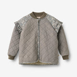 Wheat Outerwear Tremojakke Ellas Jacket 9622 brown stripe