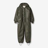 Wheat Outerwear Vinterdress Ludo Snowsuit 0025 black coal